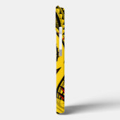 トライバルポリネシアのタトゥーデザインとマオリ・コル Case-Mate iPhoneケース (裏面 / 左)