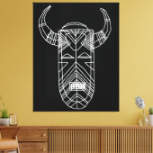 トライバルマスク キャンバスプリント (インサイチュ (リビング))