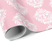 トライバルマスク – ピンク光沢ラッピング紙、30" x 6' ラッピングペーパー (ロールコーナー)