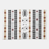 トライバルマッドクロス キッチンタオル (横)