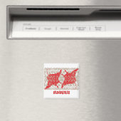 トライバルマンタレイレッド マグネット (インサイチュ (食洗機))