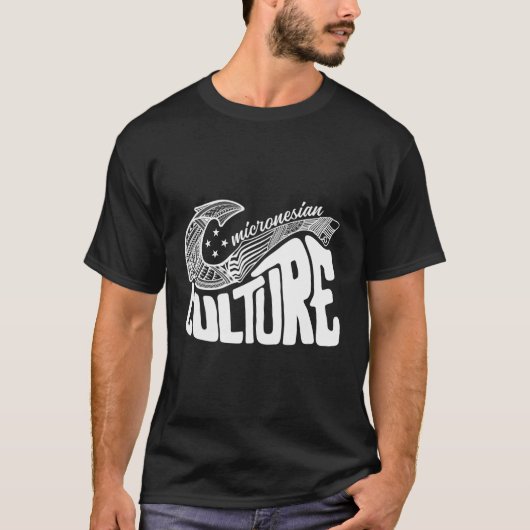 トライバルミクロネシアアイランダーフック Tシャツ (正面)