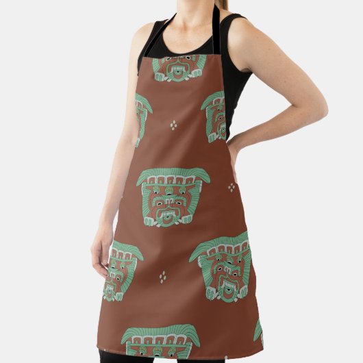 トライバルモチーフとシームレスな幾何学的パターン。H エプロン (インサイチュ)