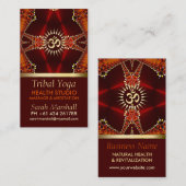 トライバルヨガイースタンニューエイジ名刺 名刺 (正面/裏面)