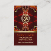 トライバルヨガイースタンニューエイジ名刺 名刺 (裏面)