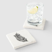 トライバルラブフェザーコースター ストーンコースター (横)