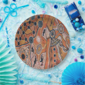 トライバルランドアース紙プレート9" ペーパープレート (パーティー)