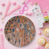 トライバルランドアース紙プレート9" ペーパープレート (パーティー)