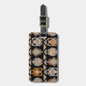 トライバルリープカエル ラゲッジタグ (正面縦)