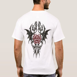 トライバルローズエンブレム Tシャツ