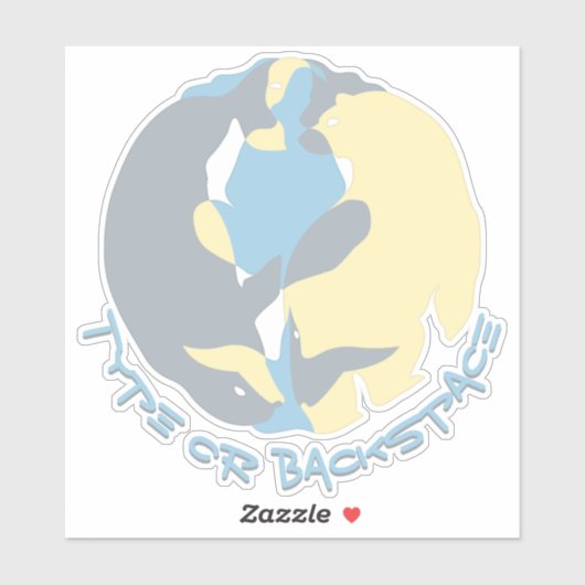 トライバルワイルドライフアートシールパーソナライズされたデカール シール (シート)