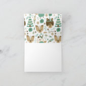 トライバルワイルドワンベイビーシャワーありがとうご注意 サンキューカード (内部)