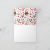 トライバルワイルドワンベイビーシャワーありがとうご注意 サンキューカード (内部)