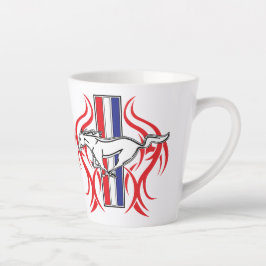 トライバル付きCSCMCロゴ カフェラテマグ