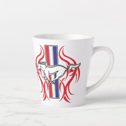 トライバル付きCSCMCロゴ カフェラテマグ (右)