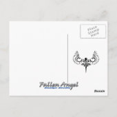 トライバル国旗米国はがき ポストカード (裏面)