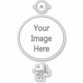 トライバル戦争を伴うストームグレー絵を描ス シール (正面)