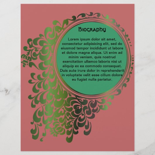 トライバル異教のケルト葬儀プログラムPg 5-6 (正面)