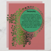 トライバル異教のケルト葬儀プログラムPg 5-6 (正面/裏面)