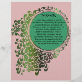 トライバル異教のケルト葬儀プログラムPg 5-6 (裏面)