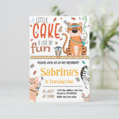 トライバル誕生日招待状 招待状 (スタンド正面)