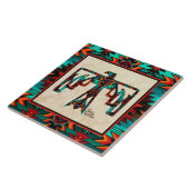 トライバル雷鳥セラミックタイル タイル (側面)