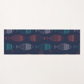 トライバル魚 ヨガマット (正面(横))