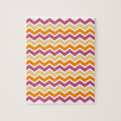 トライバル鮮やかジグザグ ジグソーパズル (縦)
