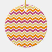 トライバル鮮やかジグザグ セラミックオーナメント (裏面)