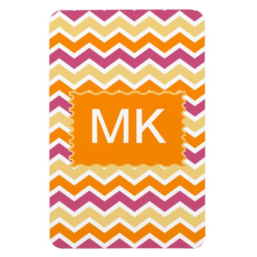 トライバル鮮やかジグザグ マグネット (縦)