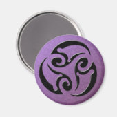 トライバル3女神 – 紫 マグネット (正面/裏面)