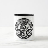 トライバル サイクリスト マグカップ (中央)
