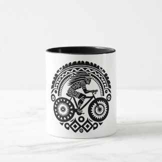 トライバル サイクリスト マグカップ