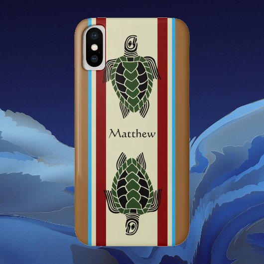 トライバル タートルズ Case-Mate iPhoneケース