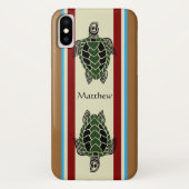 トライバル タートルズ Case-Mate iPhoneケース (裏面)