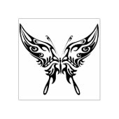 トライバル・バタフライ抽象芸術・アート・スタンプ ラバースタンプ (インプリント)