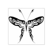 トライバル・バタフライ抽象芸術・アート・スタンプ ラバースタンプ (インプリント)