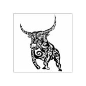 トライバル・ブル・アート・スタンプ ラバースタンプ (インプリント)
