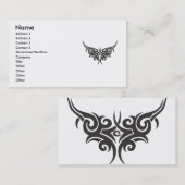 トライバル・ベクトル・クリップアート5、名前、住所1、住所… 名刺 (正面/裏面)