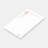 トライバル・ボホ・ドリームキャッチャーの羽根とビーズ ポストイット (アングル)