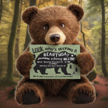 トライバル・ボホ・ベア・誕生日・ワイルド・ワン！