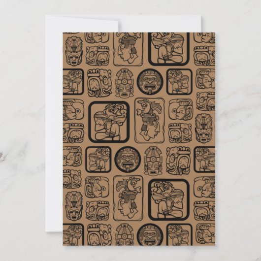 トライバルMAYA古代マスクパターン1 (正面)