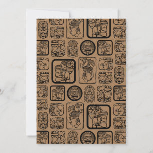 トライバルMAYA古代マスクパターン1