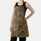 トライバルMAYA古代マスクパターン1 エプロン (インサイチュ)