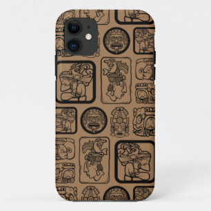 トライバルMAYA古代マスクパターン1 iPhone 11 ケース