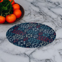 トライバ伝統的ル・パターン・アート カッティングボード