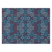 トライバ伝統的ル・パターン・アート テーブルクロス (正面(横))