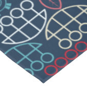 トライバ伝統的ル・パターン・アート テーブルクロス (アングル)