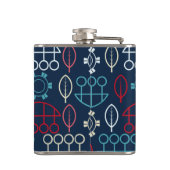 トライバ伝統的ル・パターン・アート フラスク (裏面)