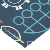 トライバ伝統的ル・パターン・アート ロングテーブルランナー (コーナー)